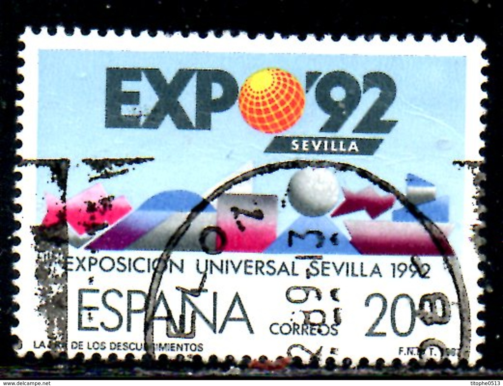 ESPAGNE. N°2543 Oblitéré De 1987. Expo'92. - 1992 – Séville (Espagne)