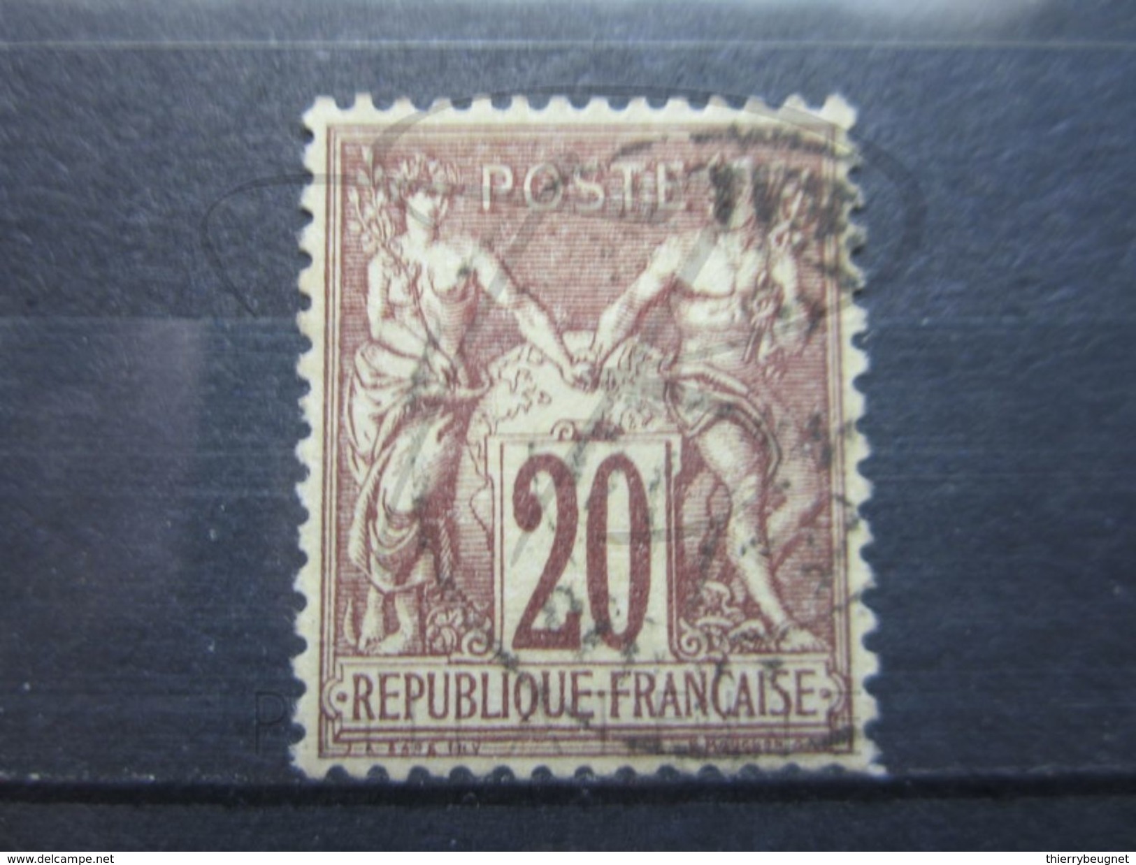 VEND BEAU TIMBRE DE FRANCE N° 67 , BRUN FONCE !!! - 1876-1878 Sage (Type I)