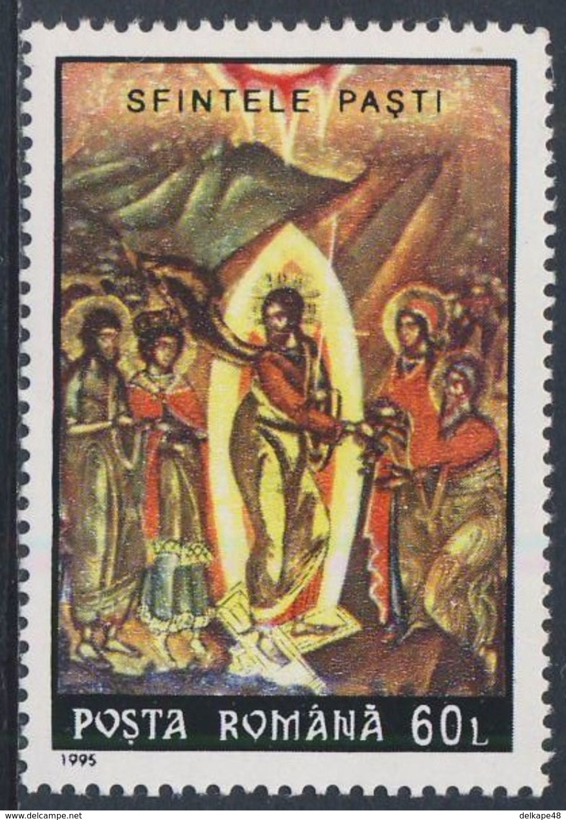 Romania Romana Rumänien 1995 Mi 5076 ** "Resurrection" - Icon / Christus Ikone - Easter / Ostern - Religie