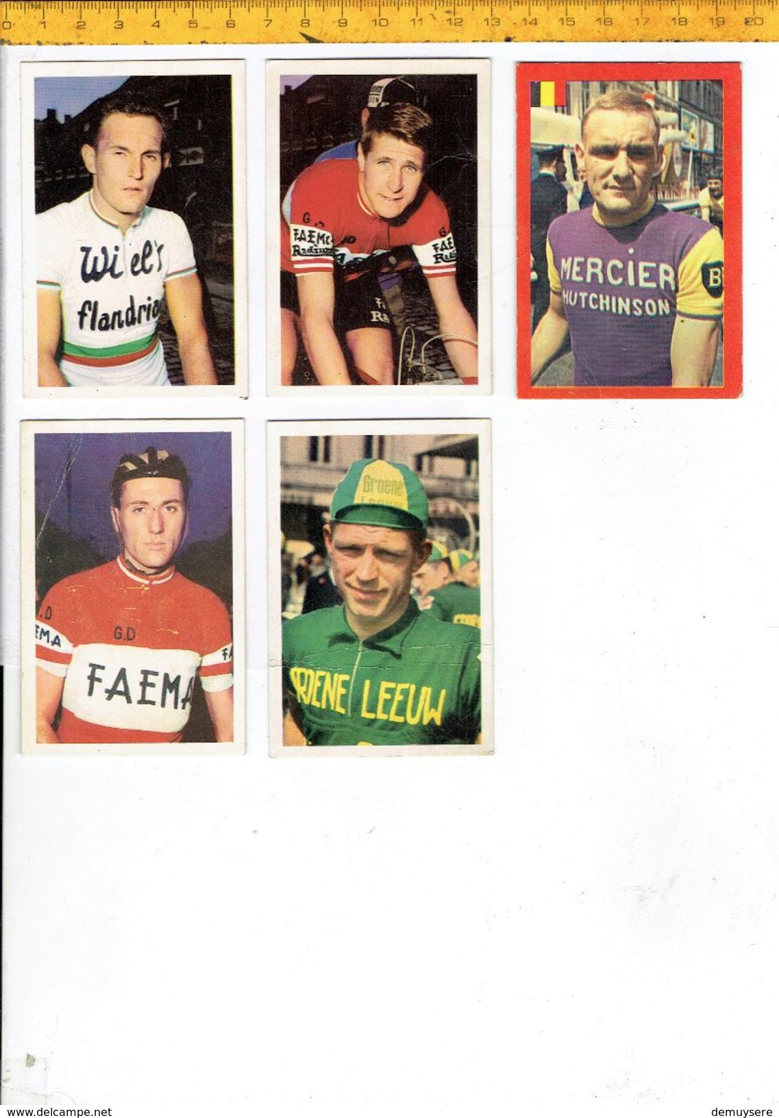 KL 9379 - NOEL FORE -WILLY SCHROEDERS - JOSEPH BLANCKAERT - PETER POST - FRANS MELCKENBEECK - Ciclismo