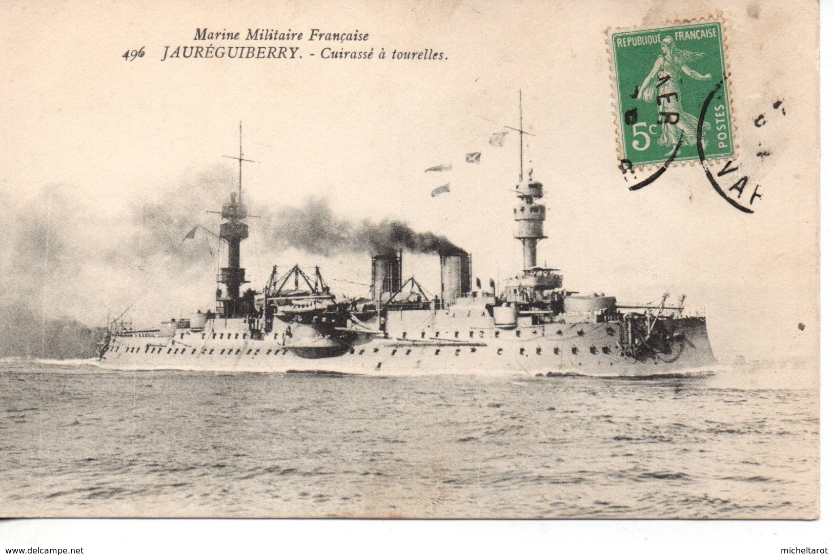 Bateaux : Marine De Guerre : ''Le Jauréguiberry '' - Warships