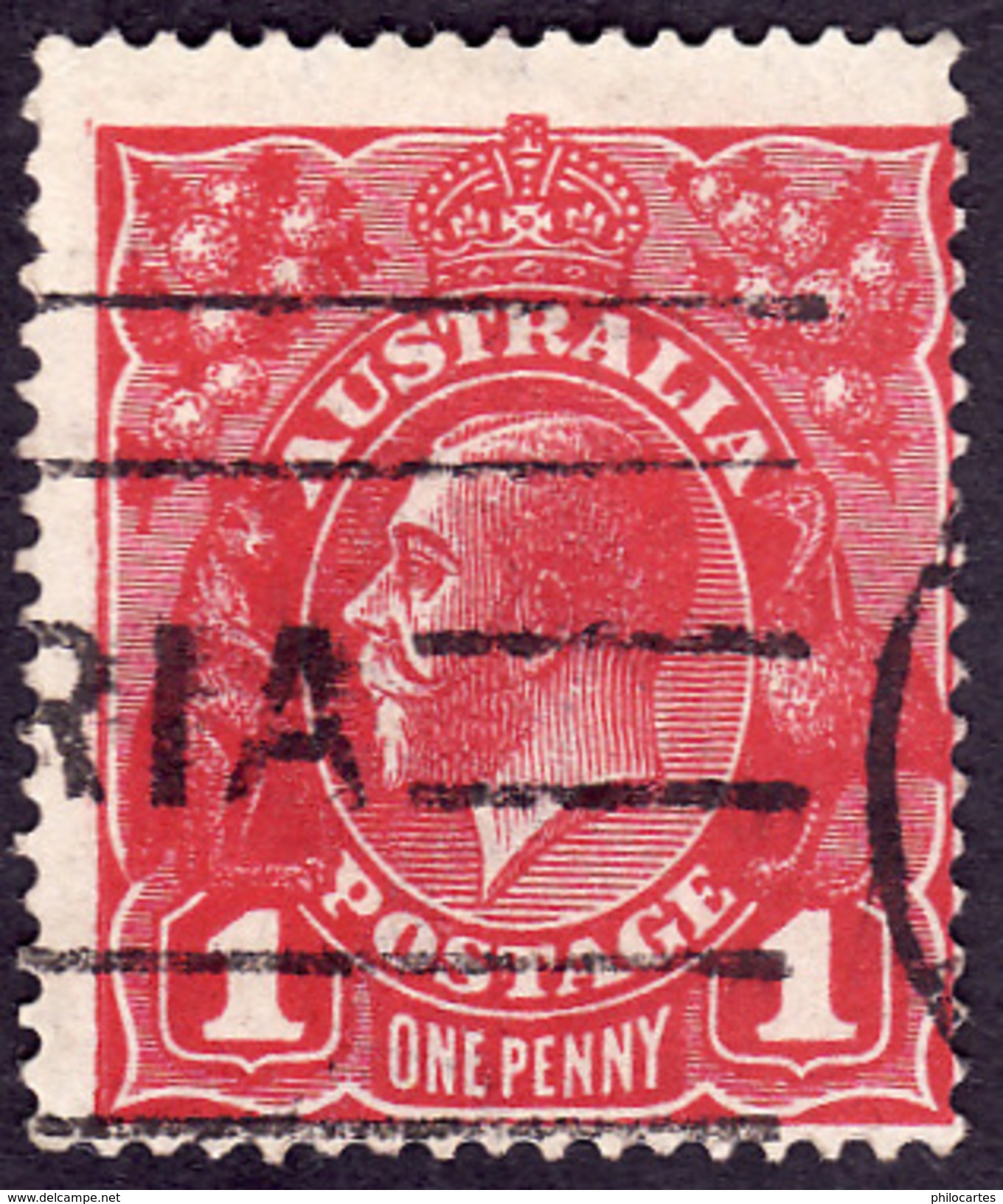 AUSTRALIE   1914-23  - YT 20 (Fil III) - George V - Oblitéré - Cote 1e - Used Stamps