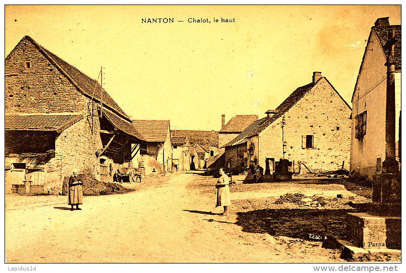 AH 814 / C P A -NANTON  (71)  CHALOT  LE HAUT - Autres & Non Classés