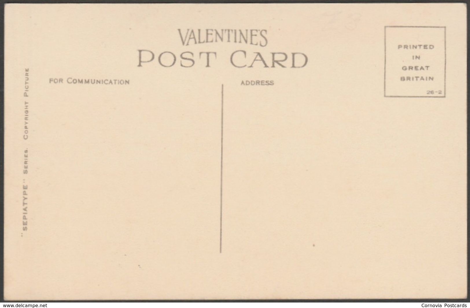 General View, Pensilva, Cornwall, 1926 - Valentine's Postcard - Other & Unclassified