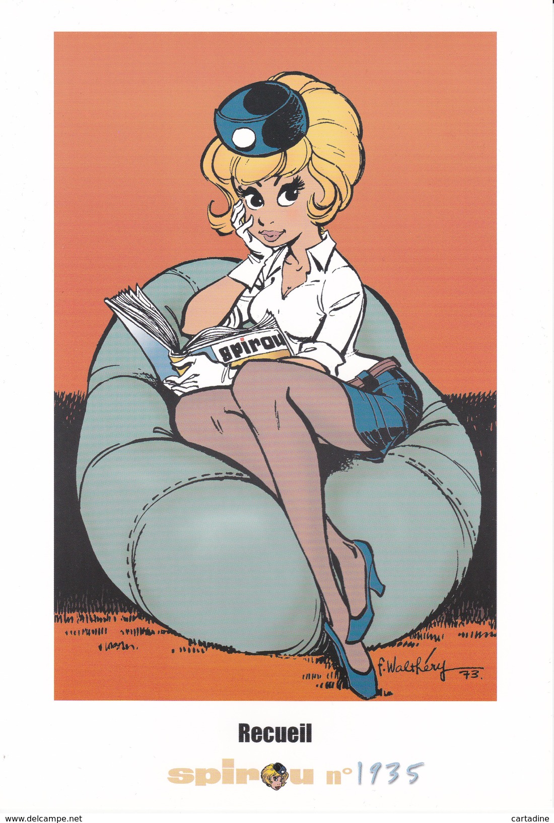 NATACHA - BD - Walthéry - Les plus Belles couvertures du Journal SPIROU! 6 affiches 24.1cm x 16.6cm