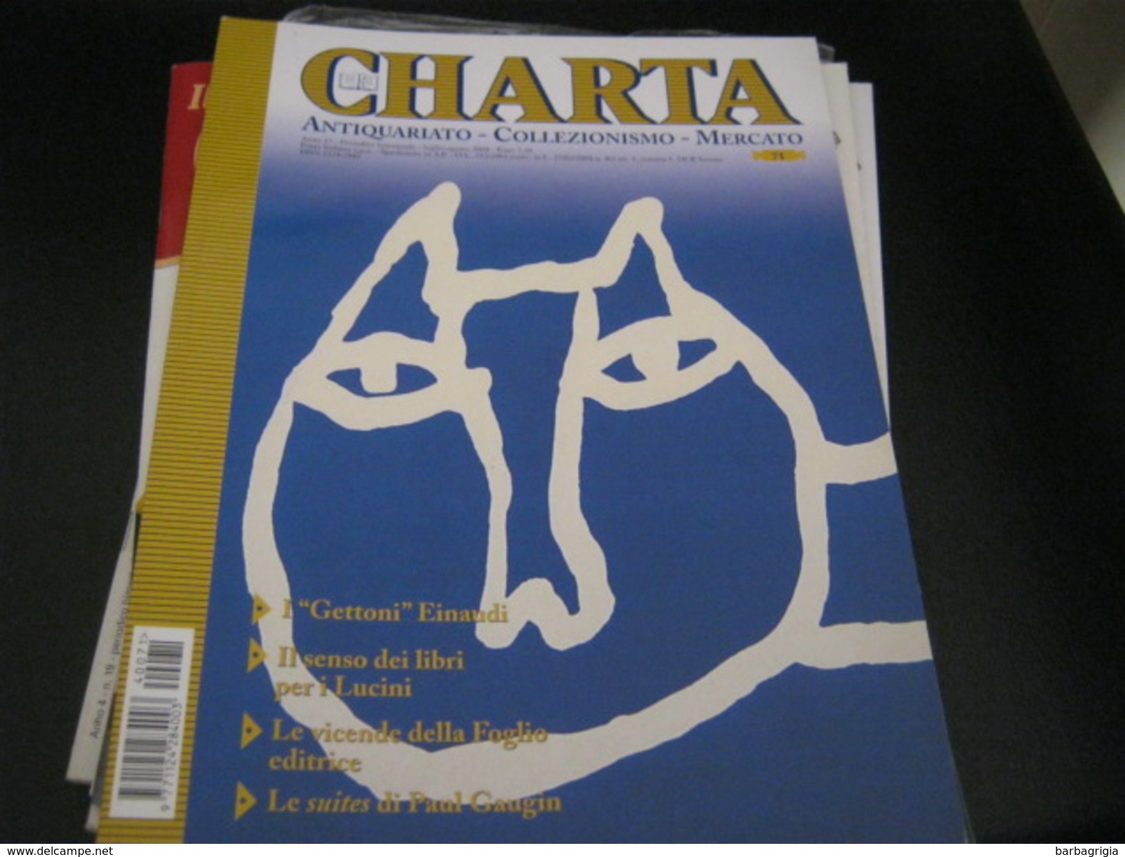 RIVISTA" CHARTA - Altri & Non Classificati