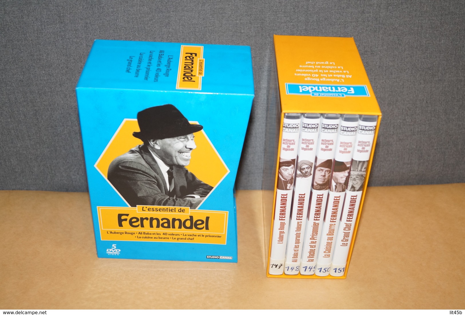 Fernandel,coffret De 5 DVDs,ses Grands Classiques,état Neuf Pour Collection - Azione, Avventura