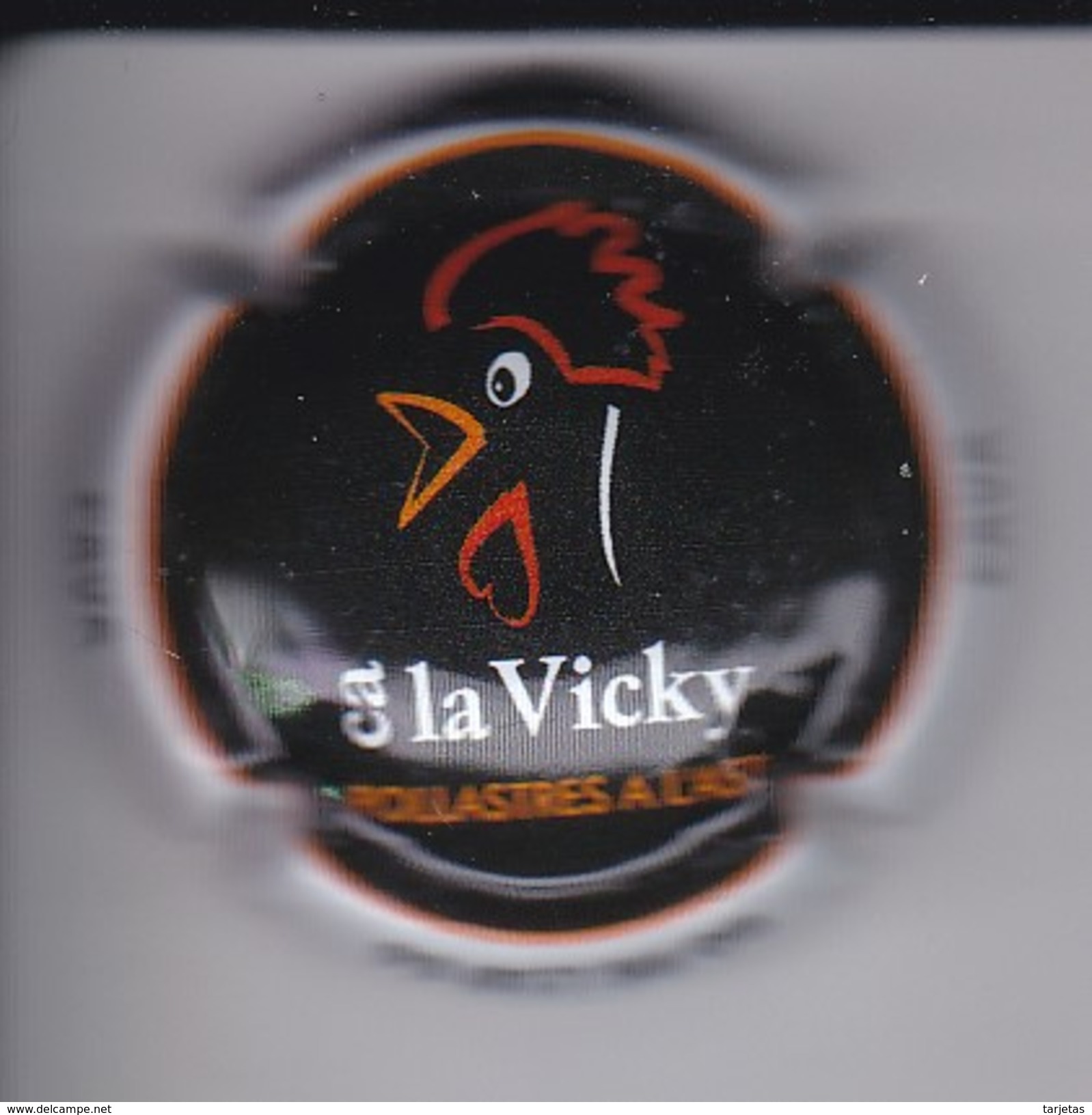 PLACA DE CAVA CA LA VICKY (CAPSULE) GALLO-COQ - Placas De Cava