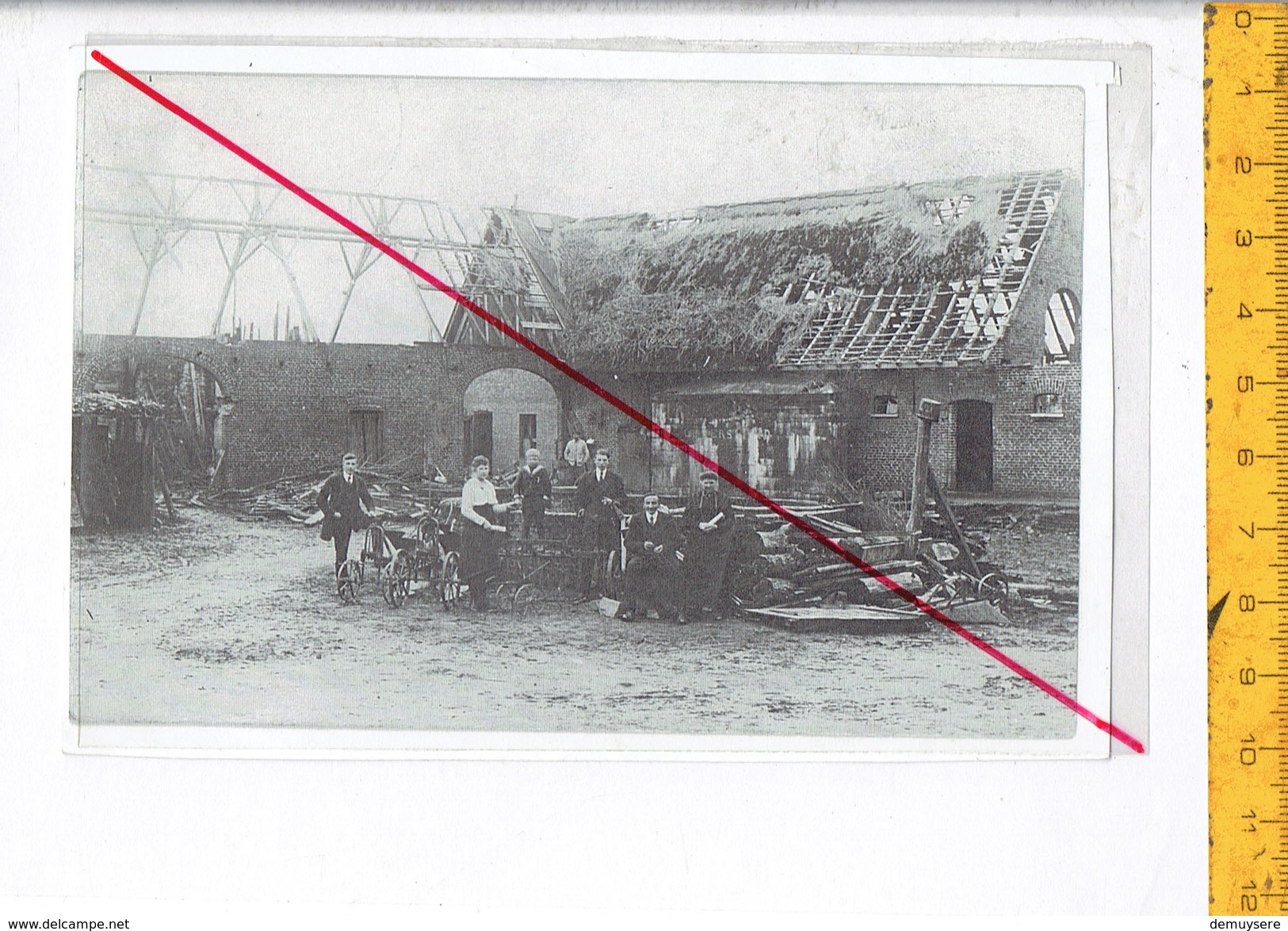 43986 - GELUWE Hoeve De Witte Poorte Na 1918 Cyrielle Deleu - REPRO Op Gewoon Papier - Wervik