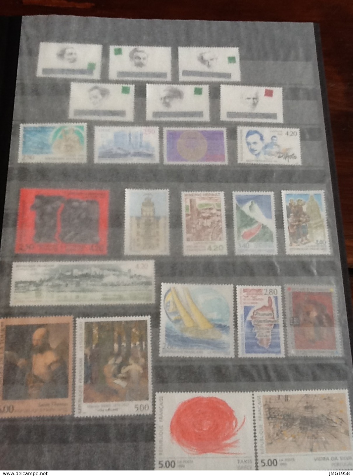 ALBUM FRANCE 1988 A 2004 - TIMBRES NEUFS- VAL EURO SUP PRIX VENTE