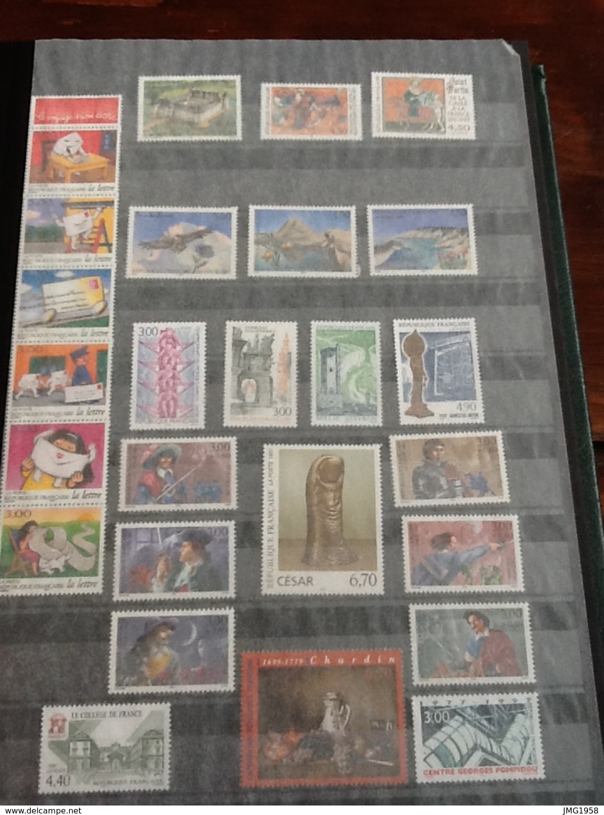 ALBUM FRANCE 1988 A 2004 - TIMBRES NEUFS- VAL EURO SUP PRIX VENTE