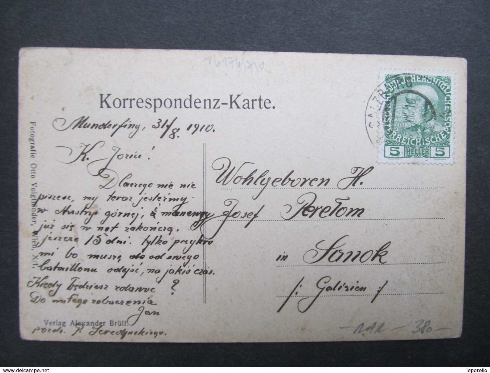 AK MUNDERFING B. Mattighofen B. Braunau 1910/// D*28249 - Braunau