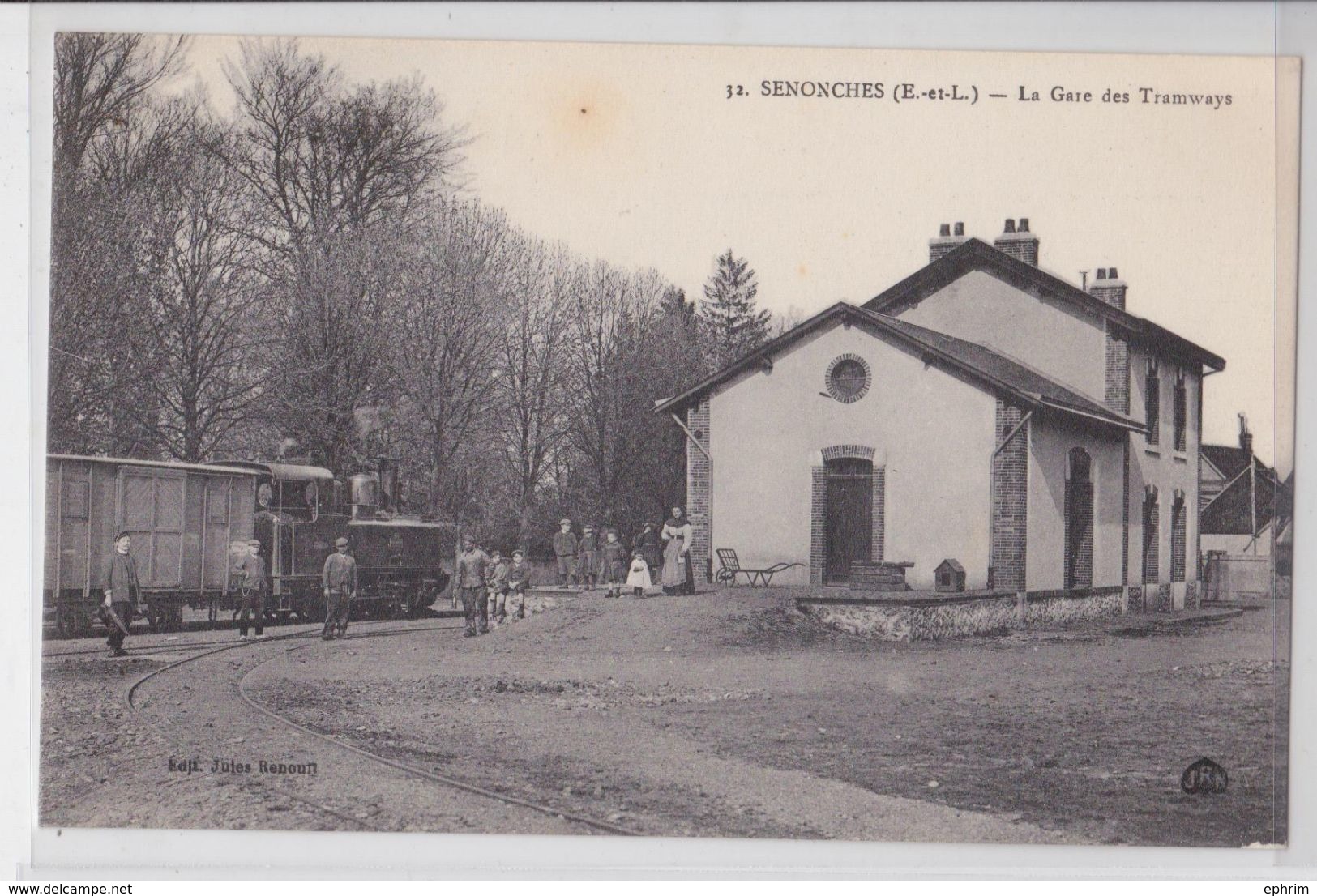 SENONCHES - La Gare Des Tramways - Train - Autres & Non Classés