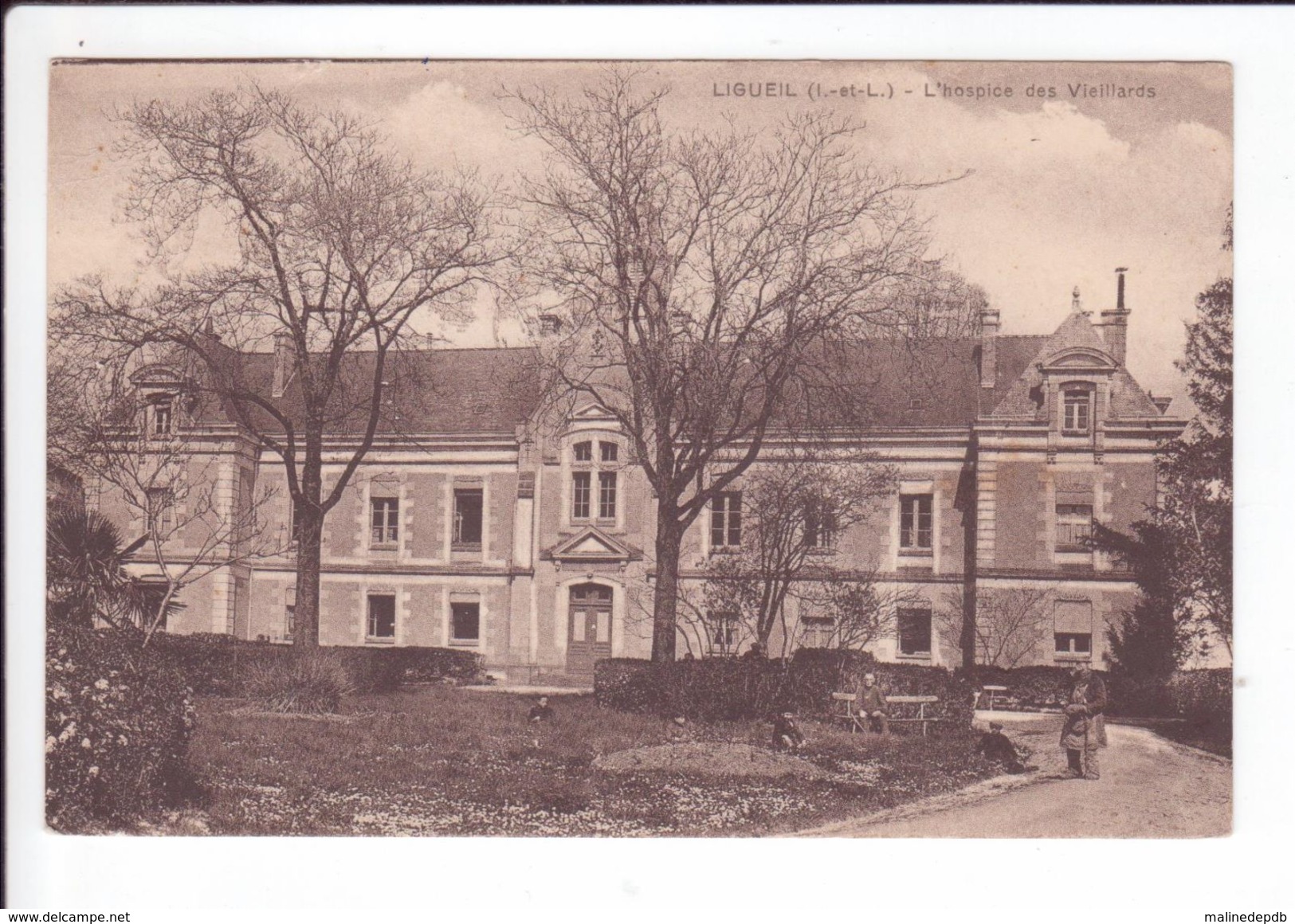 CP - LIGUEIL - L'Hospice Des Vieillards - Other & Unclassified