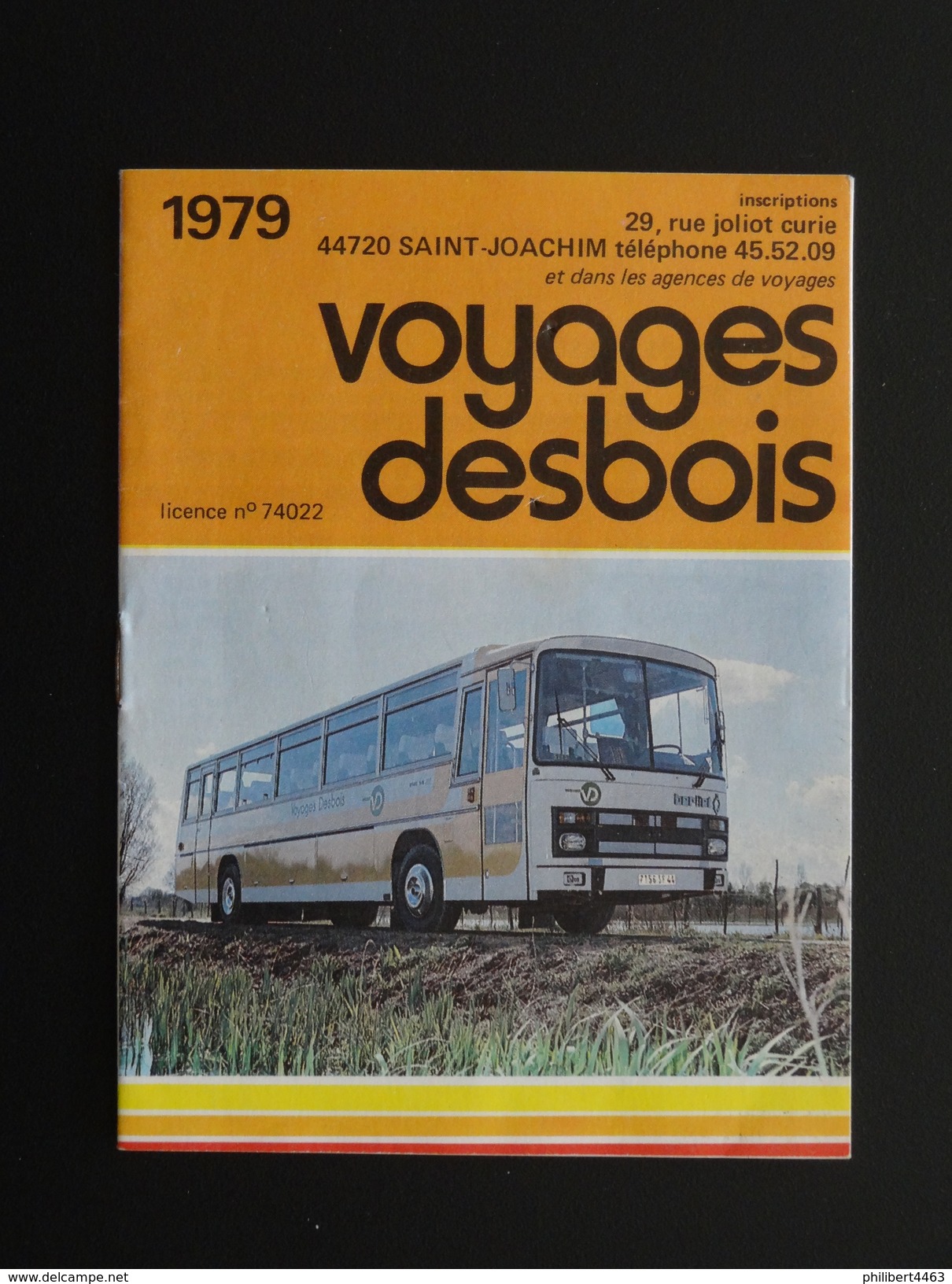 VOYAGES DESBOIS 1979 - 1950 - ...