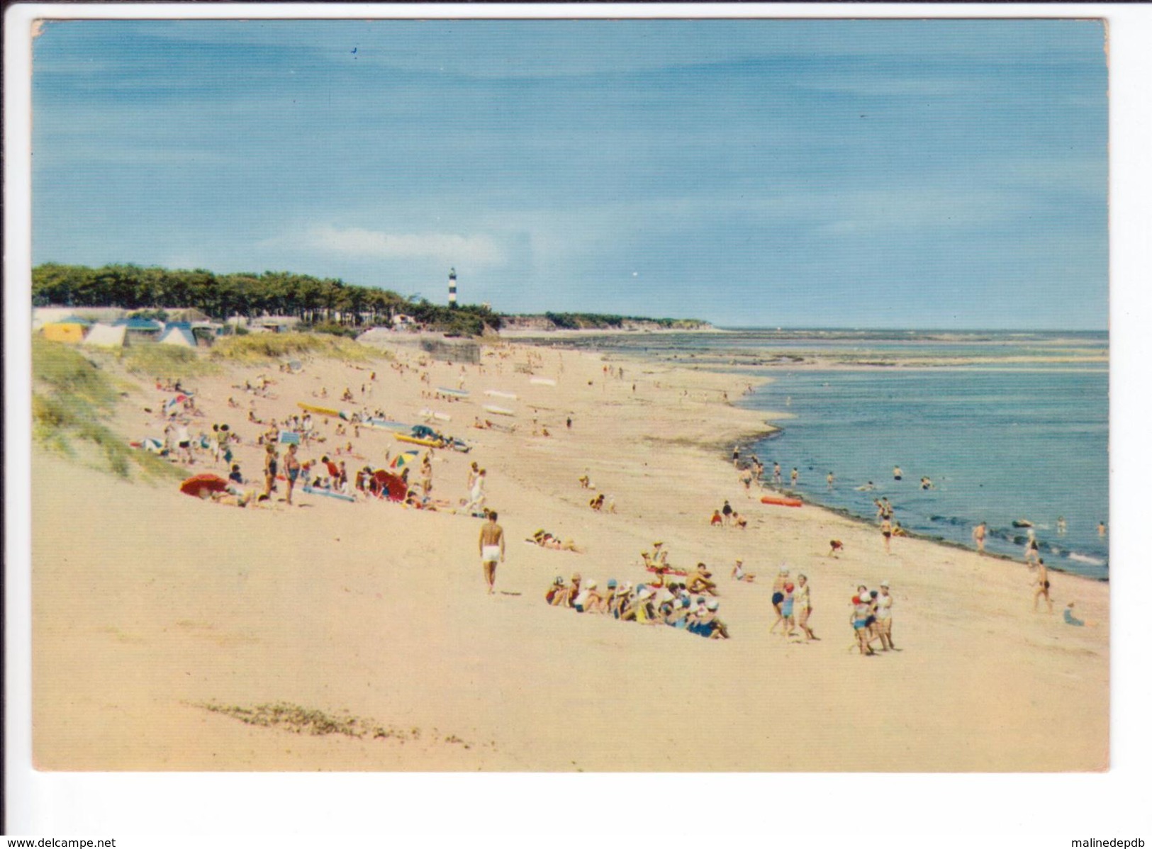 CP - SAINT-DENIS - La Plage Et Le Phare - Ile D'Oléron