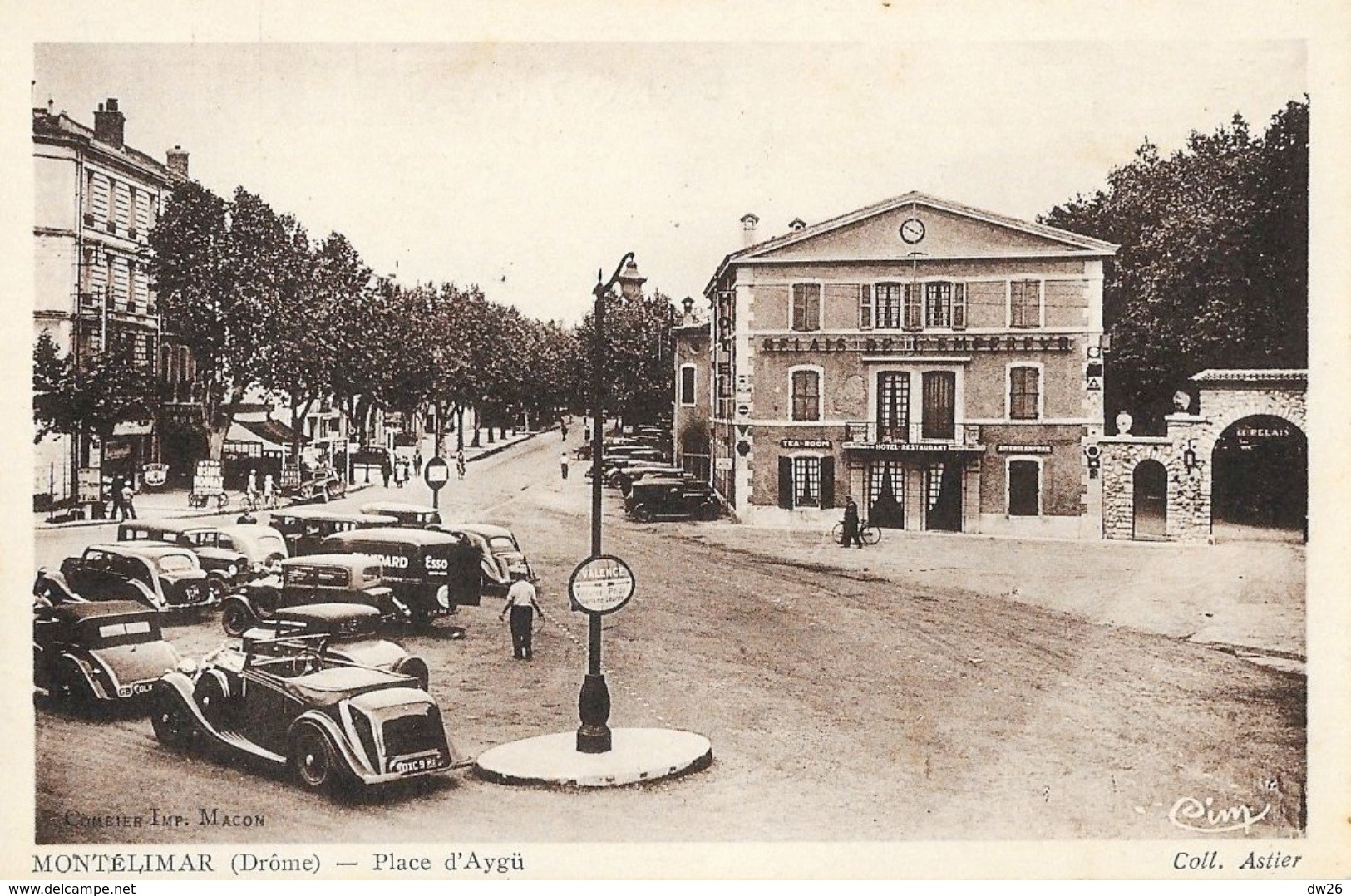 Montélimar - Place D'Aygü, Relais De L'Empereur - Collection Astier - Carte CIM Non Circulée - Montelimar