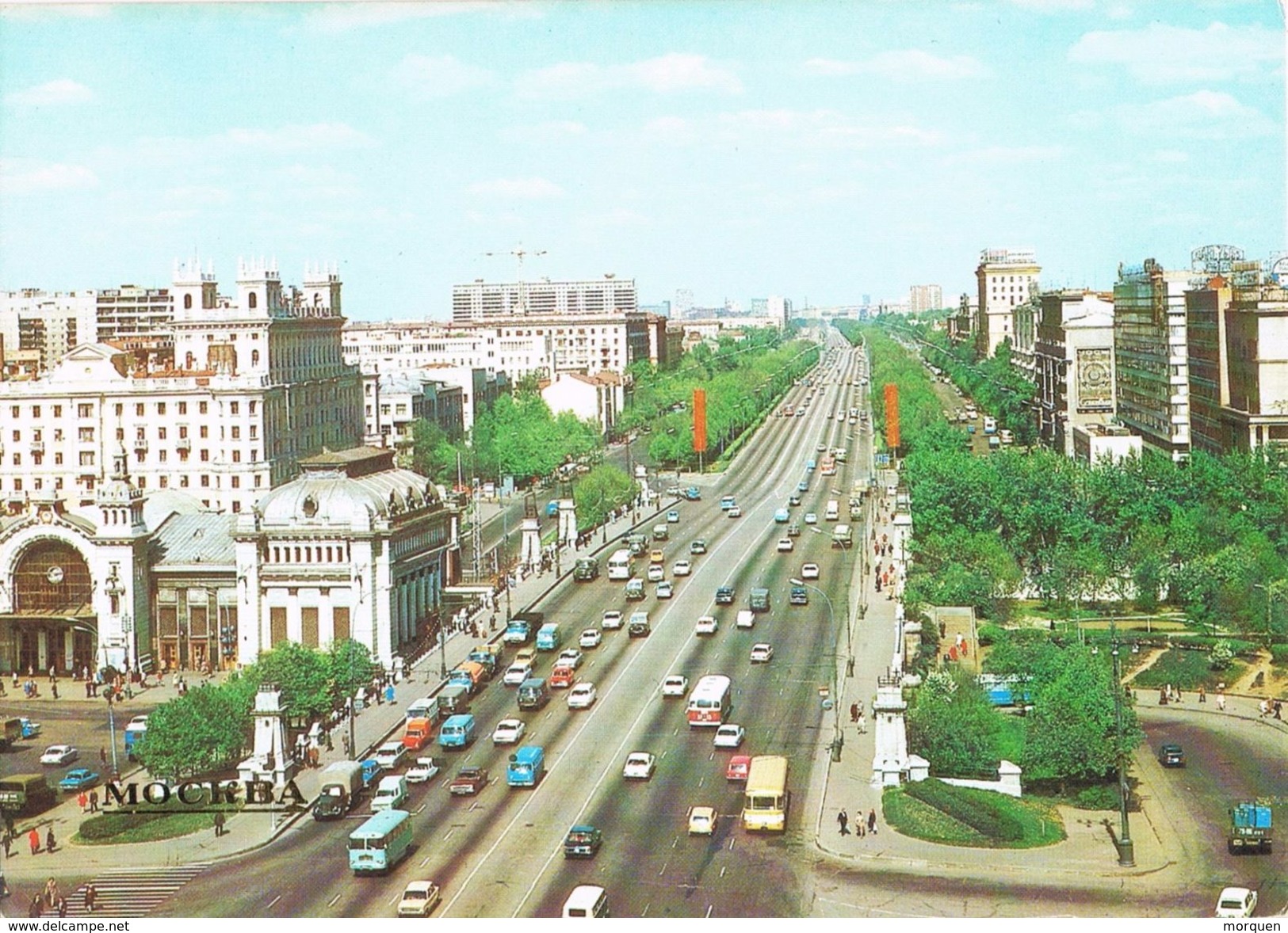 26344. Postal MOSCU (Rusia)  Circulacion En Avenida - Rusia