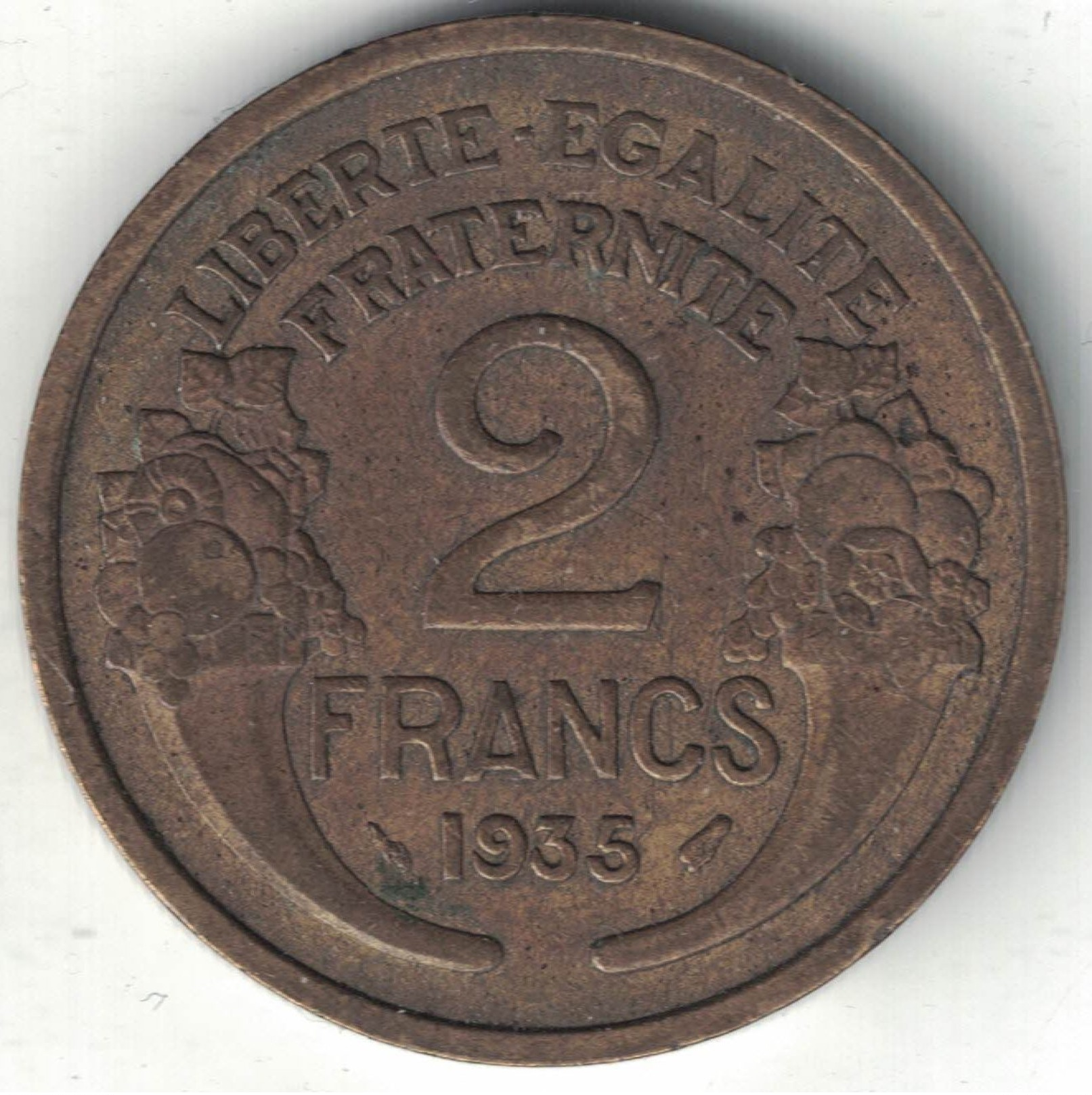 France 2 Francs 1935 - Autres & Non Classés