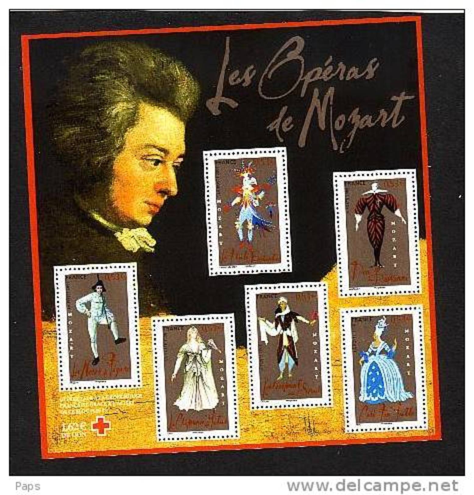 2006-BLOC N°98** MOZART OPERAS - Neufs