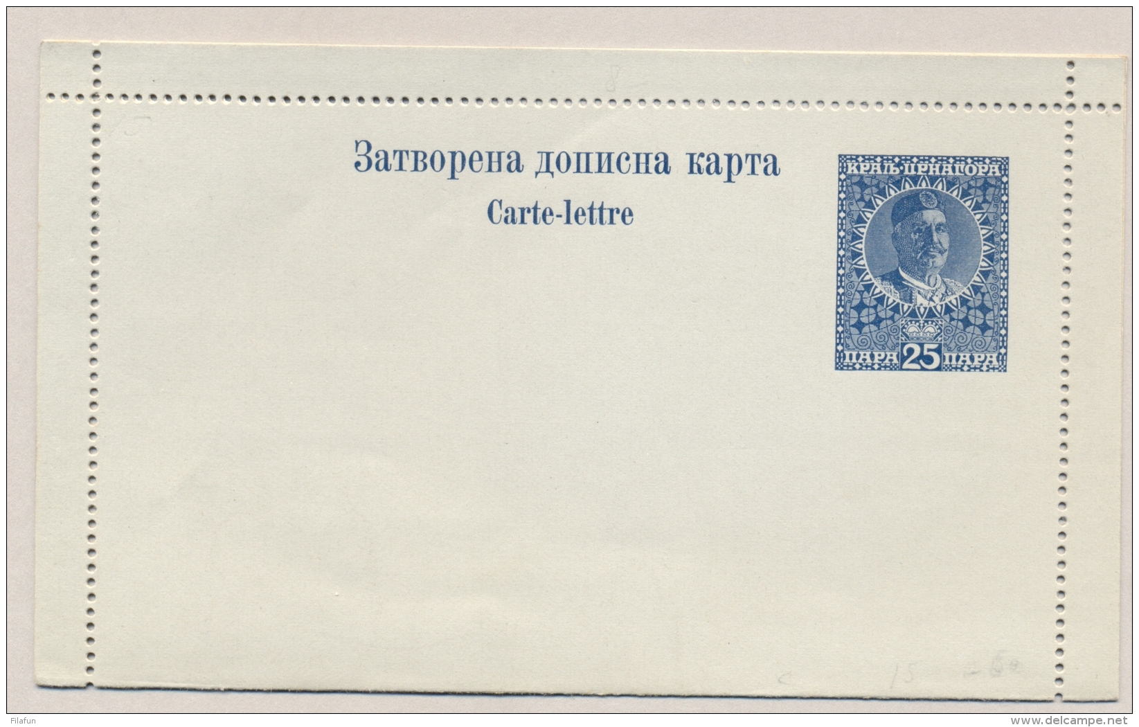 Montenegro - 1913 - Set Of 2 Lettercards - Not Used - Montenegro