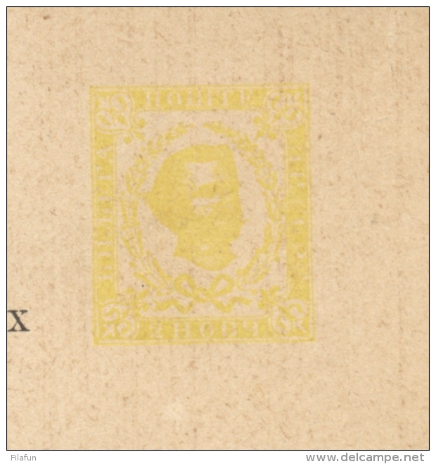 Montenegro - 1892 - 2+2 Nkr Carte Postale, 2x Demand-card In Vertical Pair Tête-beche - Montenegro