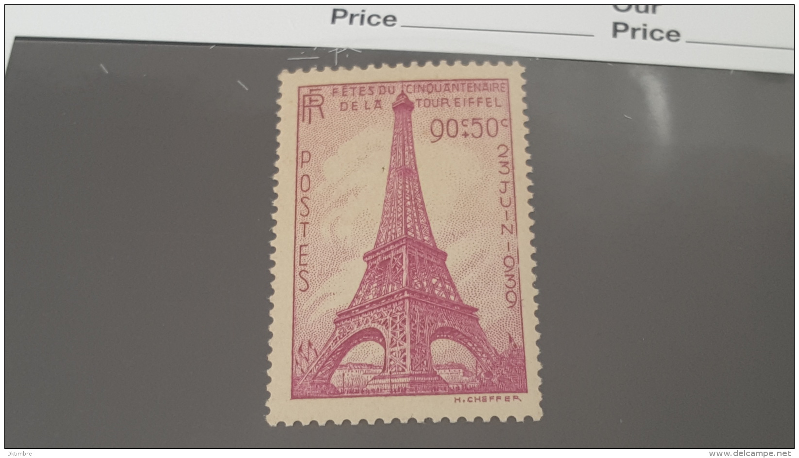 LOT 374597 TIMBRE DE FRANCE NEUF** N°429 VALEUR 17 EUROS - Neufs