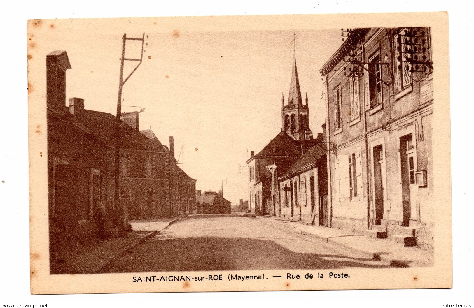 Saint Aignan Sur Roe  Rue De La Poste - Saint Aignan Sur Rö