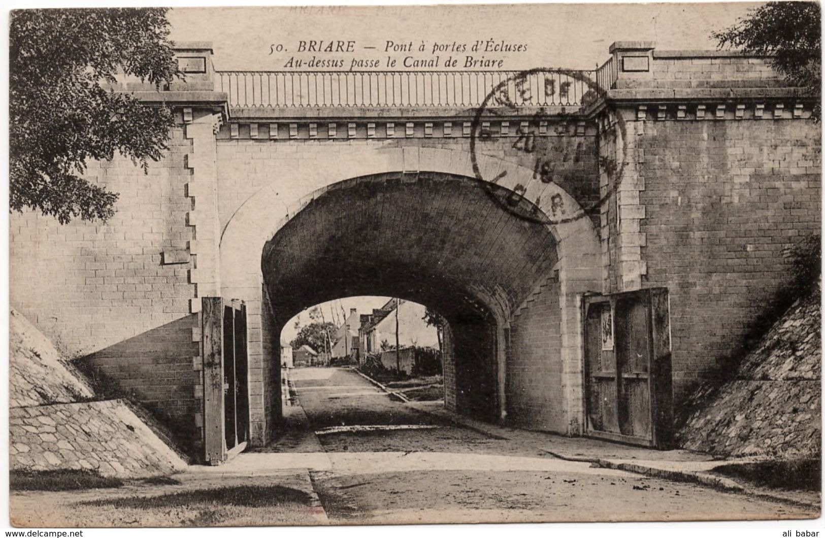 Briare : Pont à Portes D'écluses. Canal De Briare (Non D'éditeur Illisible, Toulouse, N°50) - Briare