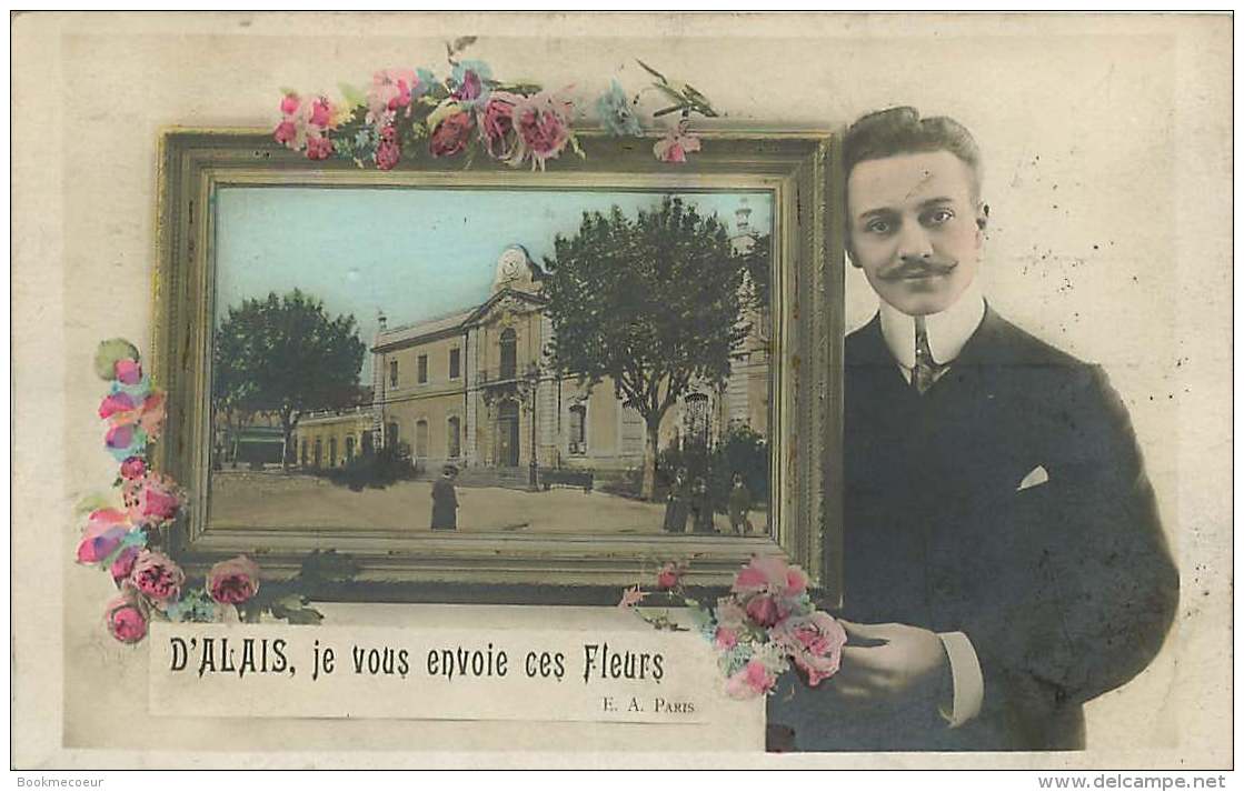 30   D'ALAIS  JE VOUS ENVOIE CES FLEURS - Alès