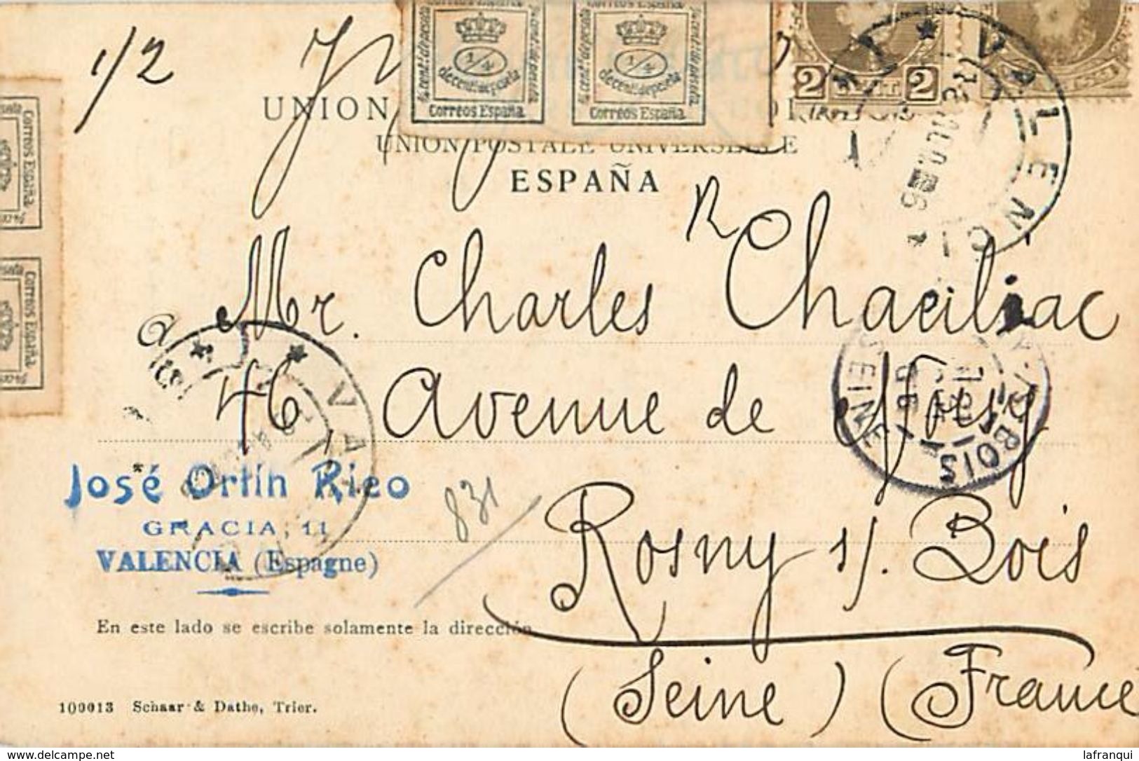 Pays Div-ref J864- Espagne - Espana - Spain -timbres - Philatelie - Cathedrale De Burgos  - Carte Bon Etat - - Autres & Non Classés