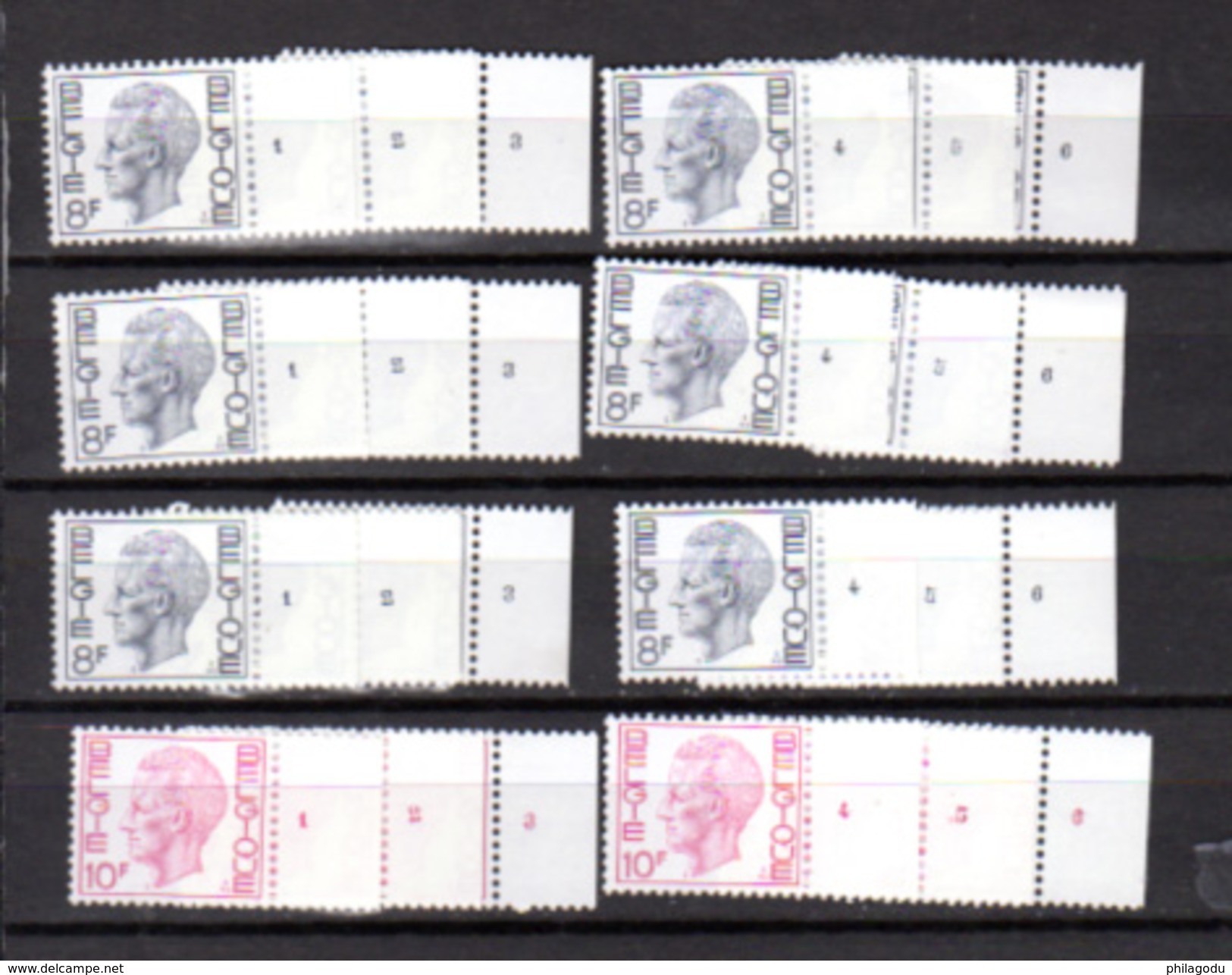 1971-76, Type Elsyröm, Lot N° Planche, Faciale 1133 Fb - 1971-1980