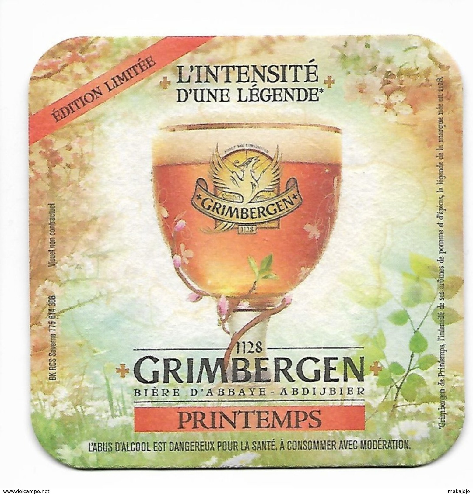 Viltje - Grimbergen - Beer Mats