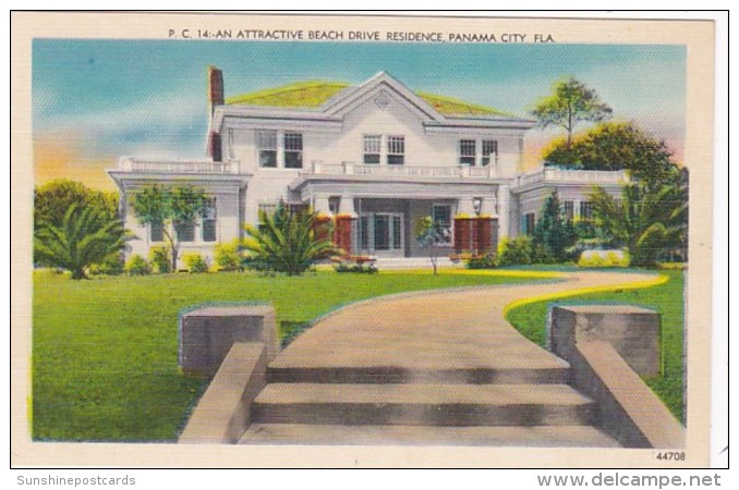 Florida Panama City Attractive Beach Drive Residence 1939 - Panama City