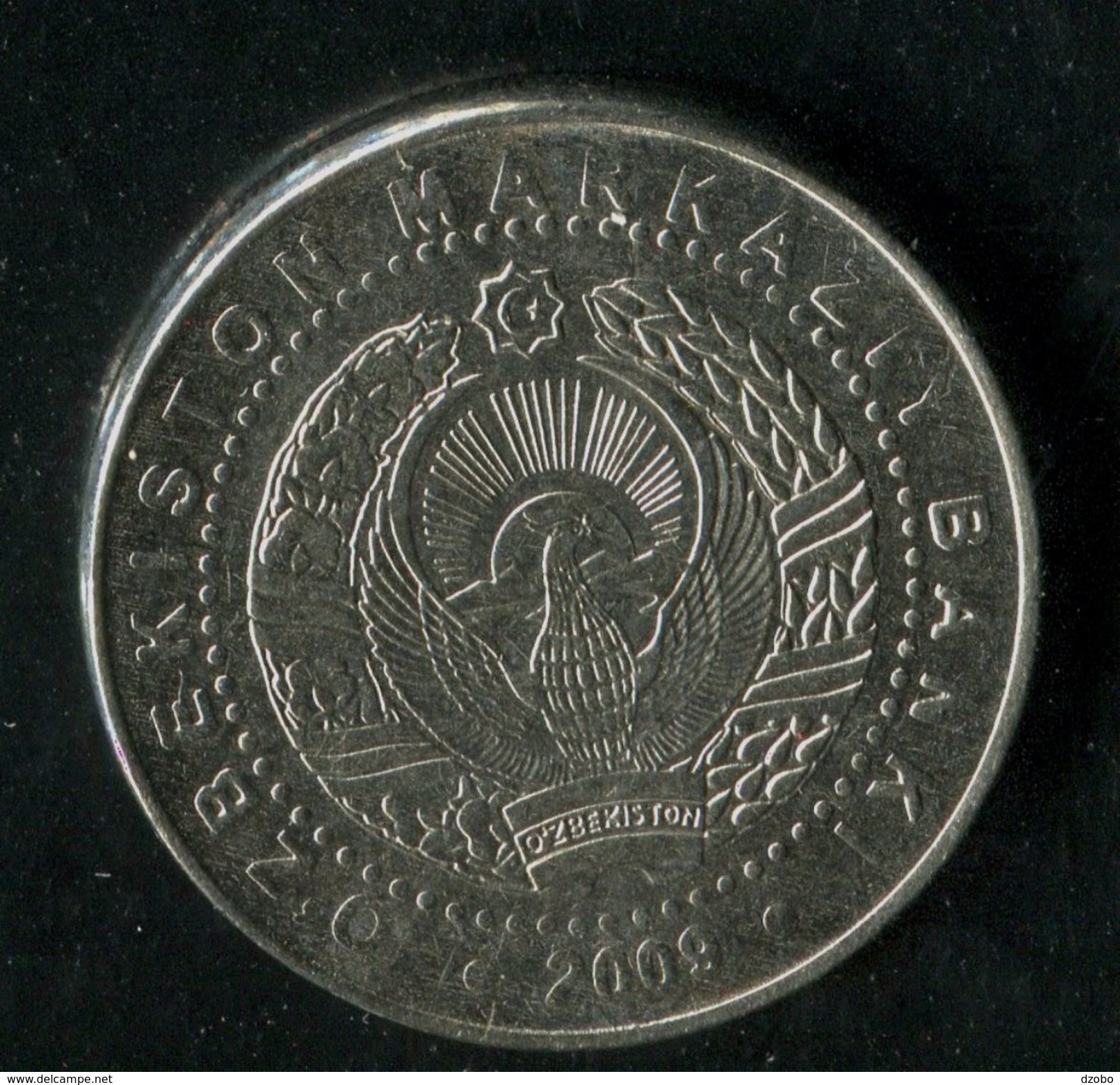 405-UZBEKISTAN-Usbekistan-Ouzbékistan-2200th Anniver. Of Tashkent, Arch Of Independence Commemorative COIN 100 So'm 2009 - Uzbenisktán