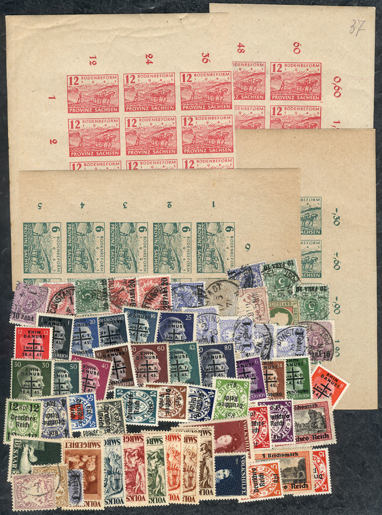 GERMANY: Lot Of Stamps Of Varied Periods, Used Or Mint (they Can Be Without Gum), - Autres & Non Classés