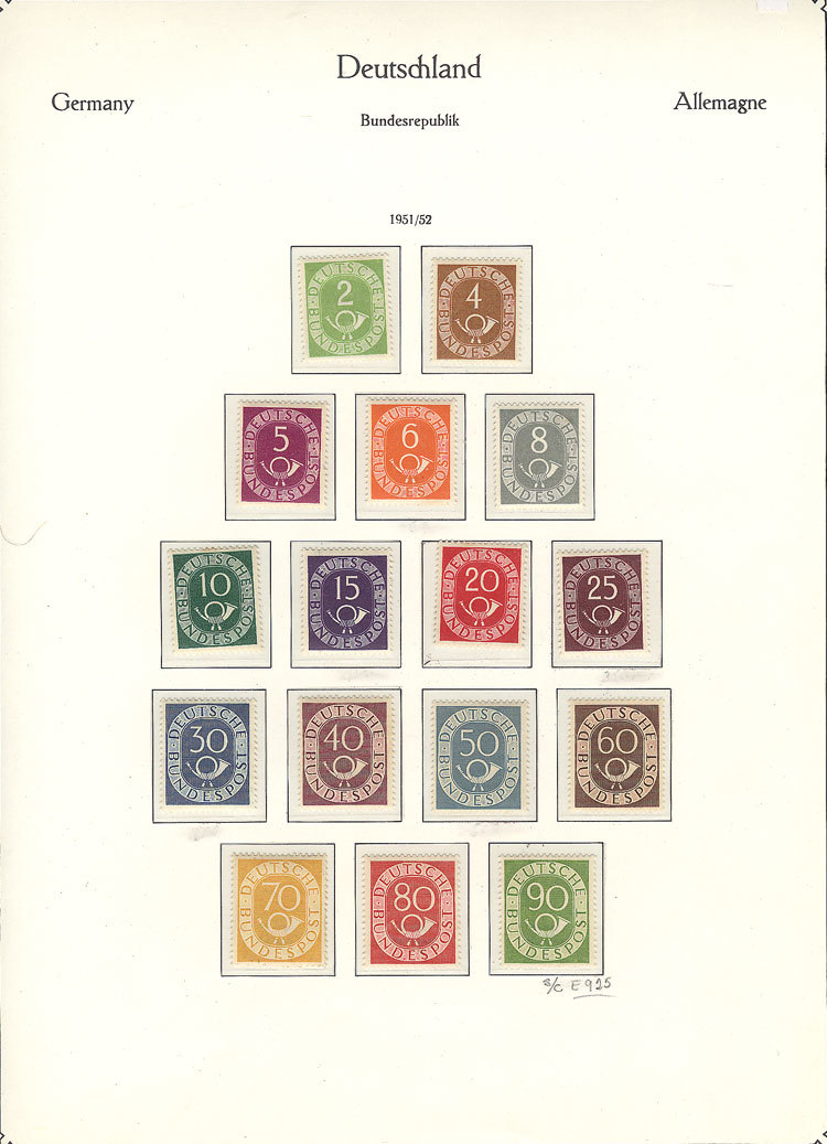 WEST GERMANY: Collection On Pages (1949 To 1979, Almost Complete), Used Or Mint S - Autres & Non Classés