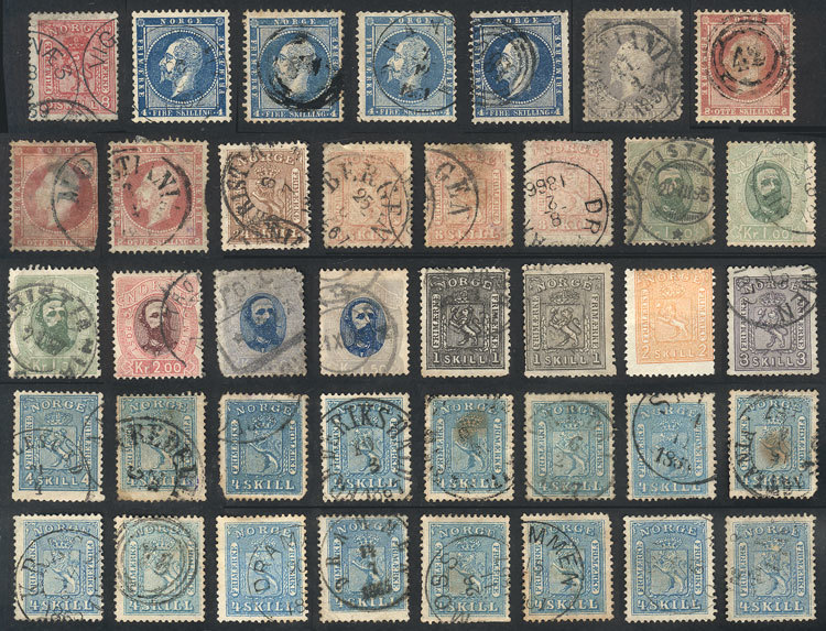 NORWAY: Lot Of Old Stamps, Some May Have Minor Faults, But In General The Quality - Autres & Non Classés