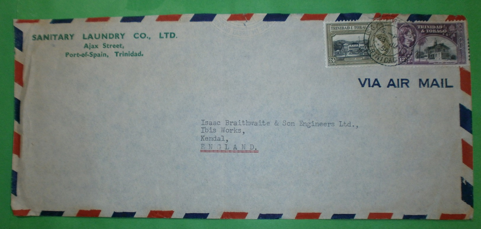 TRINIDAD & TOBAGO - Brief Letter Lettre 信 Lettera Carta письмо Brev 手紙 จดหมาย Cover Envelope (4 Foto)(33742)FFF - Trinidad & Tobago (1962-...)