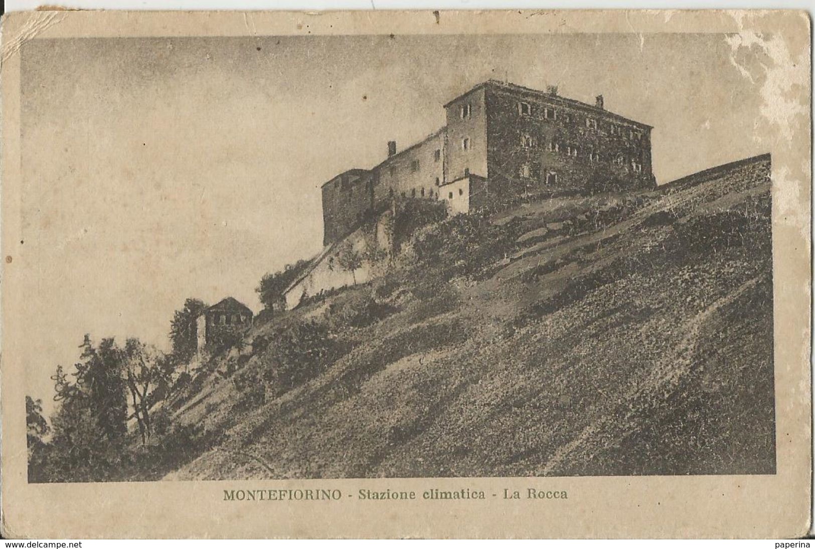 MONTEFIORINO LA ROCCA VIAGGIATA 1934   (218) - Altri & Non Classificati