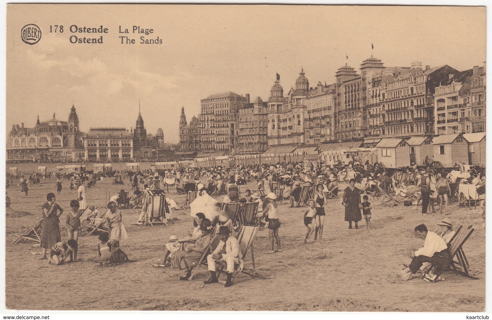 Ostende -  La Plage  - Ostend  - The Sands  -  Belgique/Belgie - Oostende