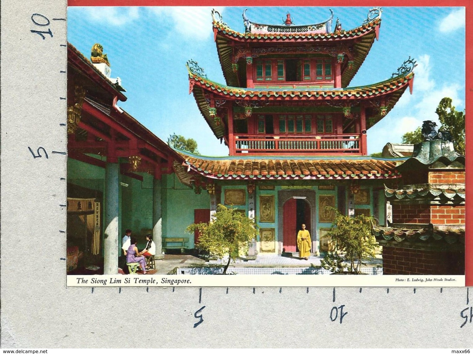 CARTOLINA NV SINGAPORE - The Siong Lim Si Temple - 10 X 15 - Singapore