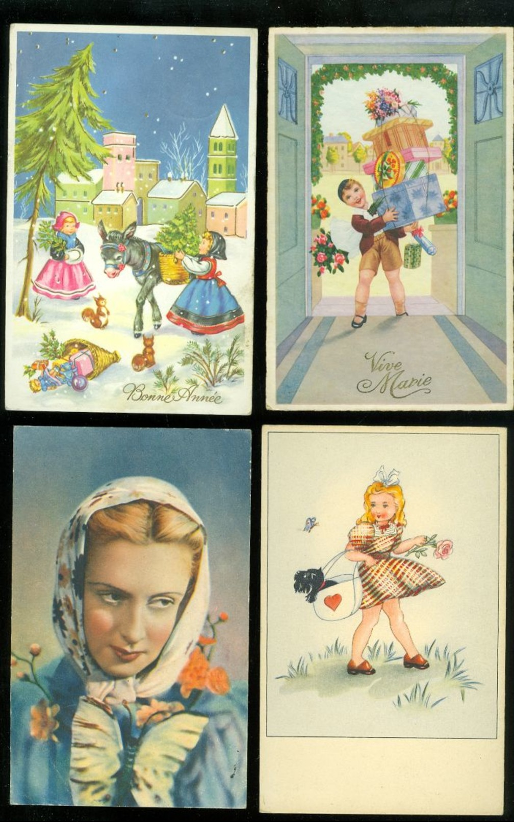 Beau Lot De 60 Cartes Postales De Fantaisie   Mooi Lot 60 Postkaarten Van Fantasie -  60 Scans - 5 - 99 Cartes