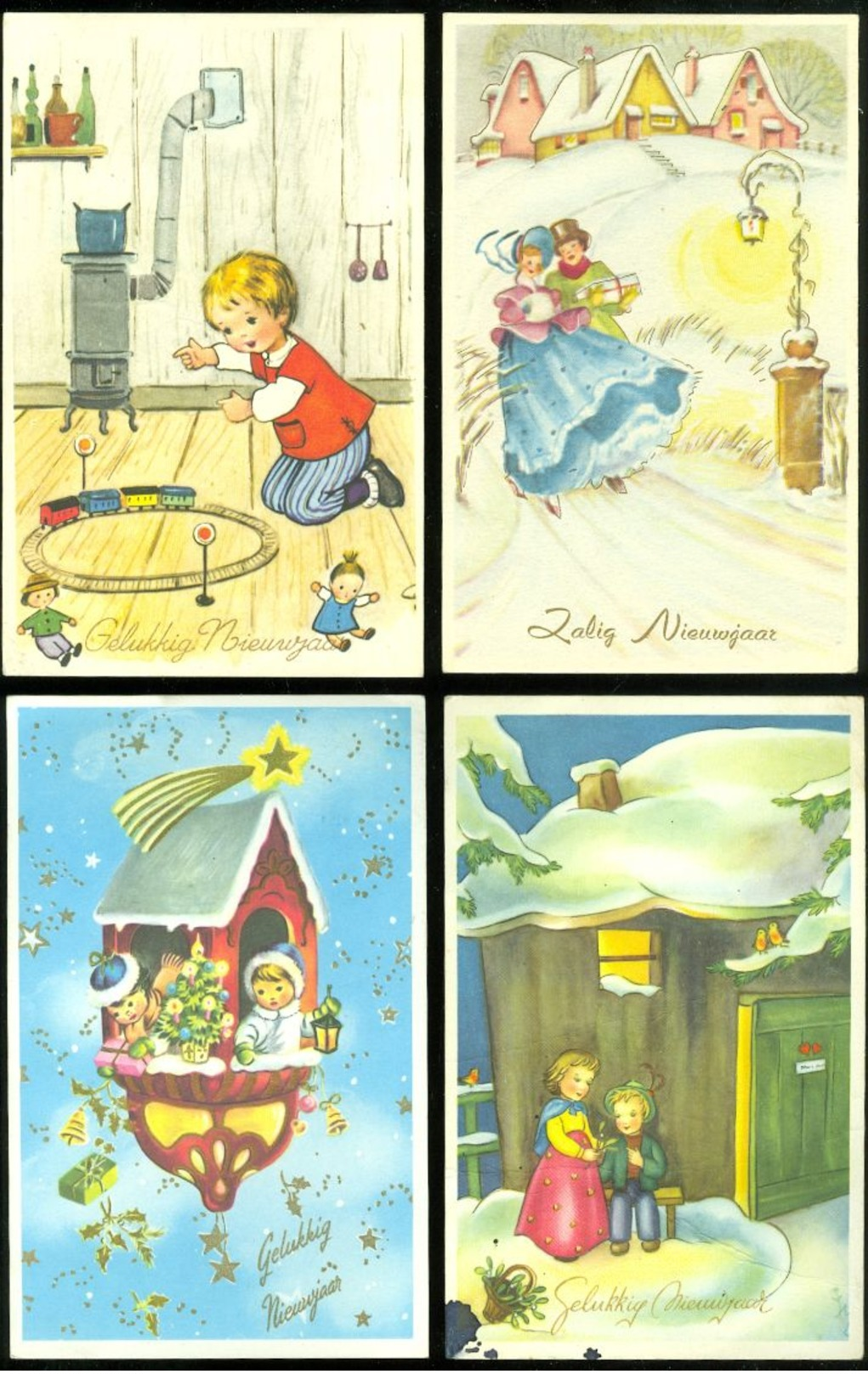 Beau Lot De 60 Cartes Postales De Fantaisie   Mooi Lot 60 Postkaarten Van Fantasie -  60 Scans - 5 - 99 Cartes