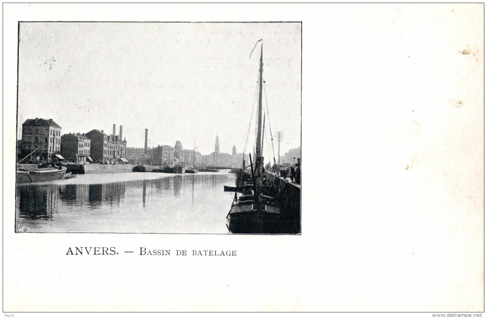 BELGIQUE - ANVERS - ANTWERPEN - Bassin De Batelage. - Antwerpen