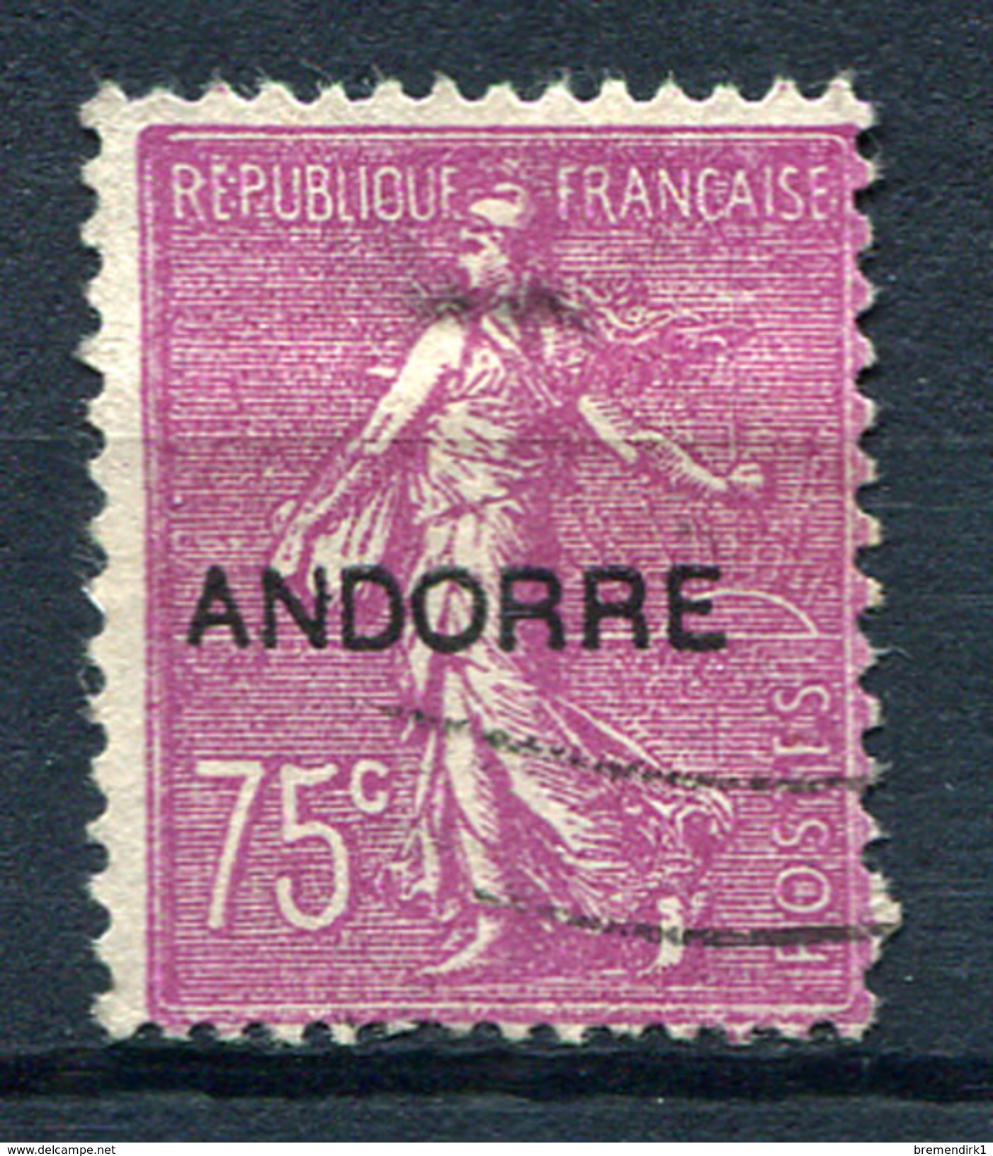 19267) ANDORRA (frz.) # 15 Gestempelt Aus 1931, 30.- € - Oblitérés