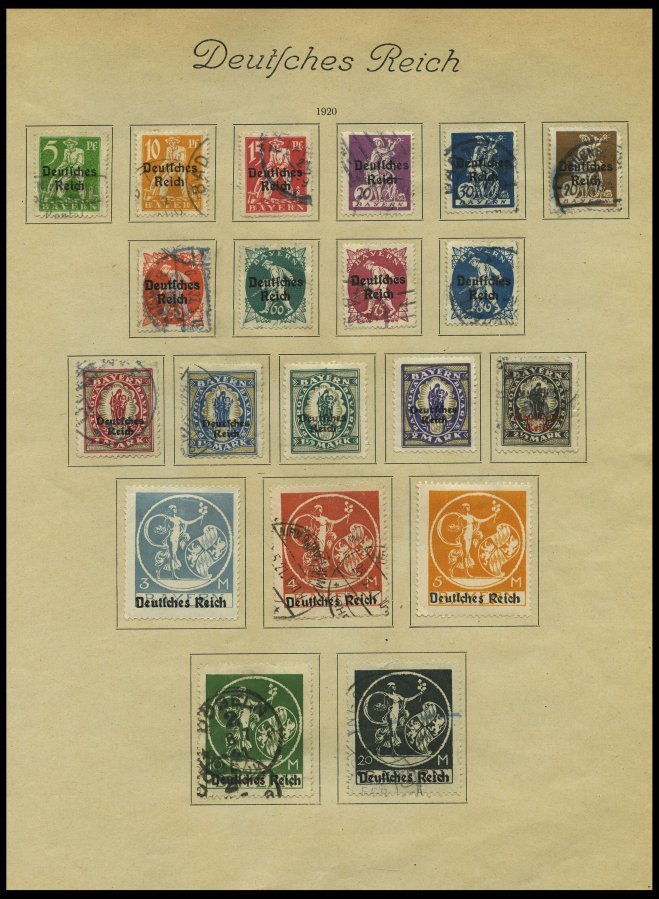 SAMMLUNGEN *,o , 1918-23, Alter Sammlungsteil Inflation, Besichtigen! - Oblitérés