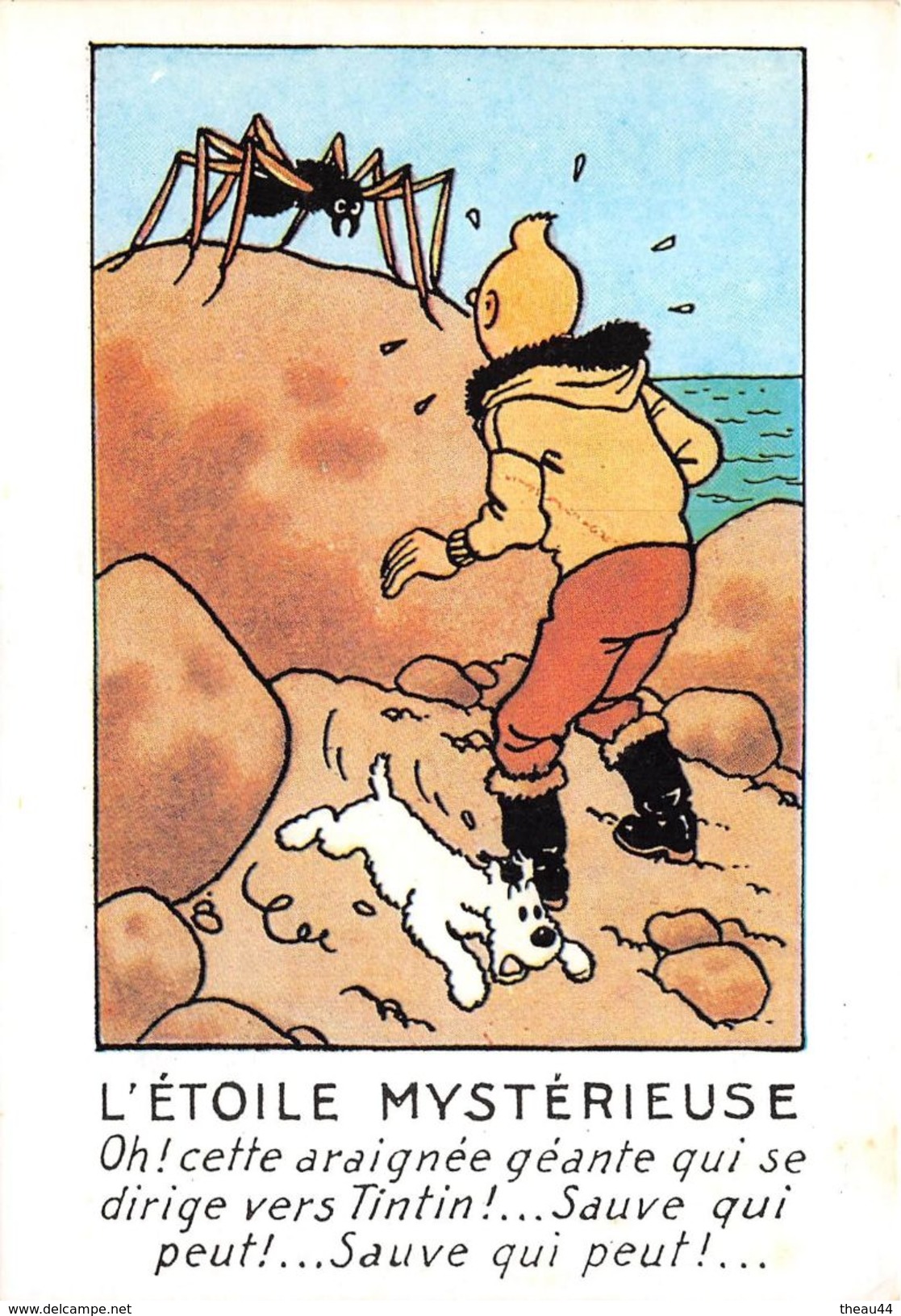 ¤¤  -  Illustrateur " HERGE "  -  TINTIN Et Milou  -  L'Etoile Mystérieuse  -  Casterman  -  ¤¤ - Hergé