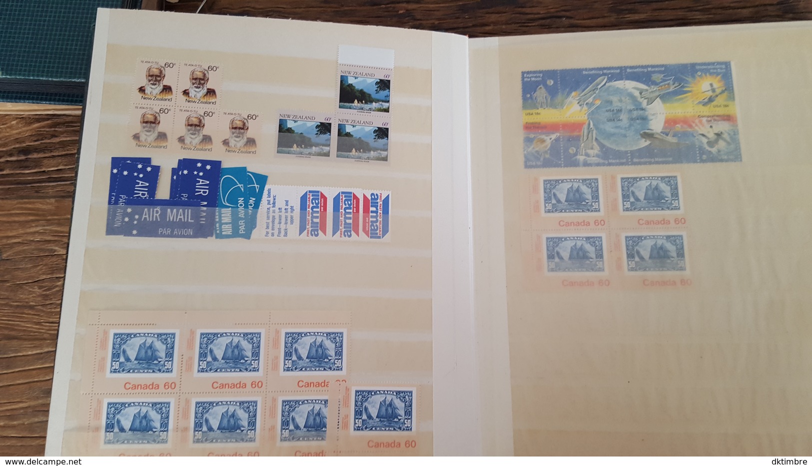 LOT 374669 ALBUM TIMBRE DE USA ET NATIONS UNIS NEUF** PORT A 10 EUROS