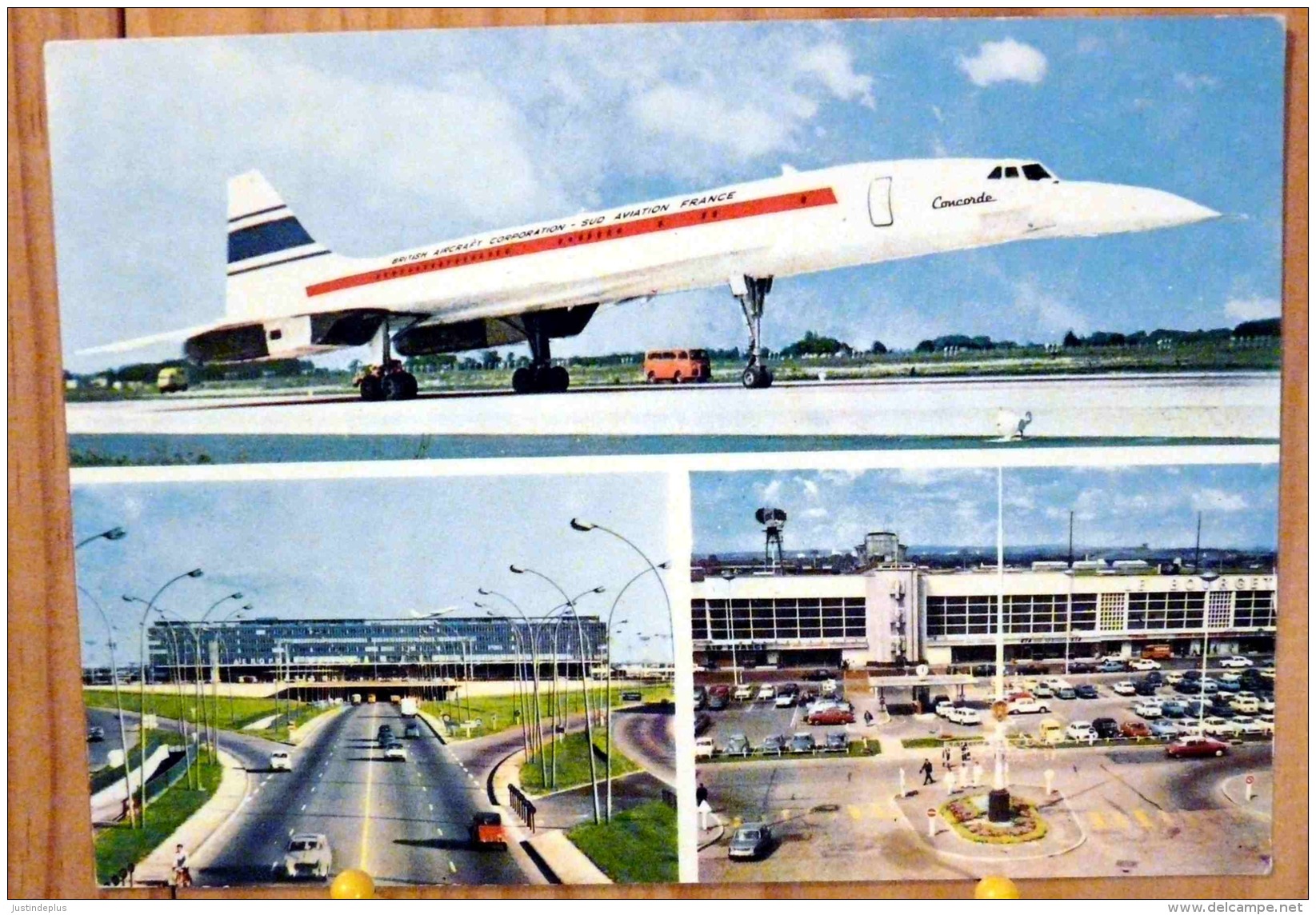 AEROPORT DE PARIS ORLY AEROGARES AVION SUPERSONIQUE CONCORDE SCAN R/V - 1946-....: Moderne